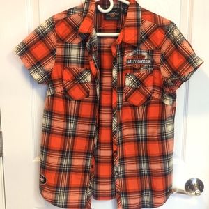Harley Davidson button up shirt